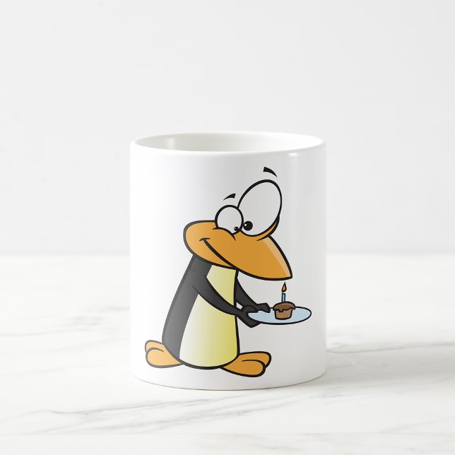Penguin med cupkaka Mugg (Skapare uppladdad)