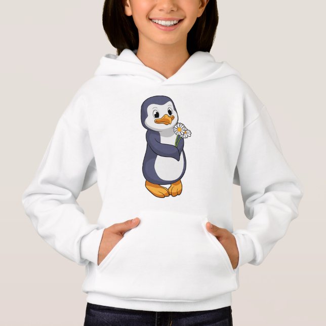 Penguin med Daisy T Shirt (Framsida)
