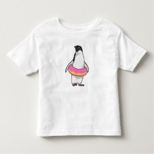 Penguin med Donut T Shirt