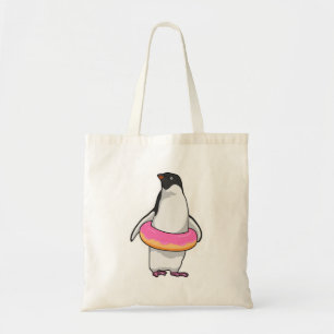 Penguin med Donut Tygkasse