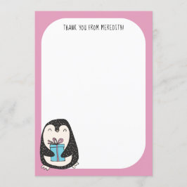 Penguin med en befintlig platt skärm - tack för di inbjudningar