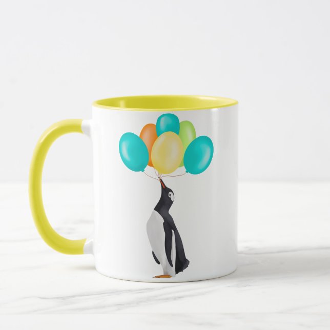 Penguin med färgämnen mugg (Vänster)