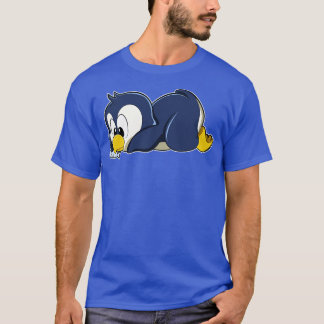 Penguin med fisk 2 t shirt