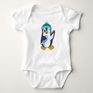 Penguin med fisk och fett t shirt