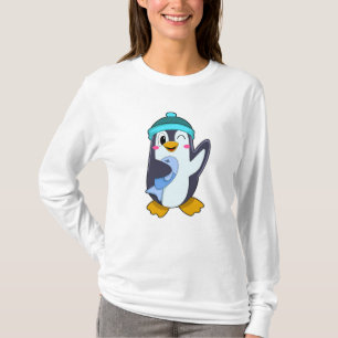 Penguin med fisk och fett t shirt