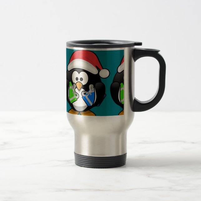 Penguin med gåvor resemugg (Höger)