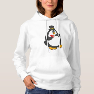 Penguin med Hat på Poker med Poker-kort T Shirt