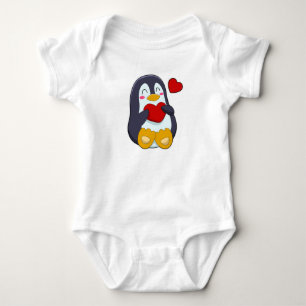 Penguin med hjärta t shirt