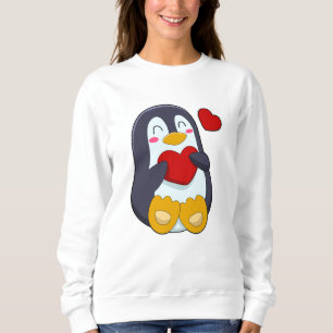 Penguin med hjärta t shirt