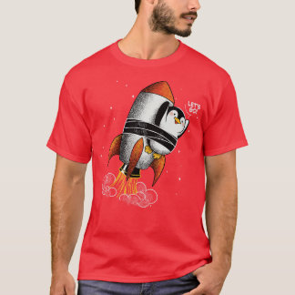 Penguin med hög hastighet åker av Tobe Fonseca T Shirt