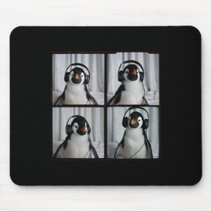 Penguin med hörlurar Autism Sensory Zoo Penguin Musmatta