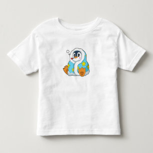 Penguin med klinisk termometer t shirt