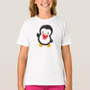 Penguin med kuggben, cute Penguin, Little Penguin T Shirt