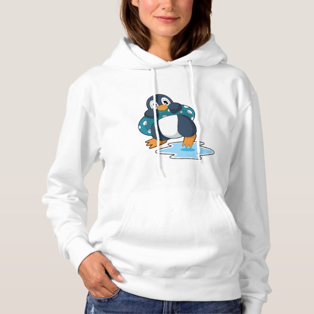 Penguin med livboj t shirt (Framsida)