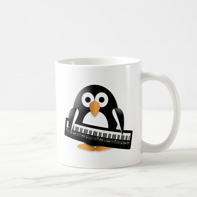 Penguin med piano kaffemugg (Höger)