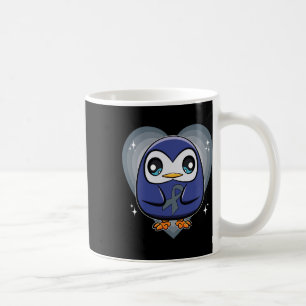 Penguin med Ribbon World Dyslexia Awareness Kaffemugg
