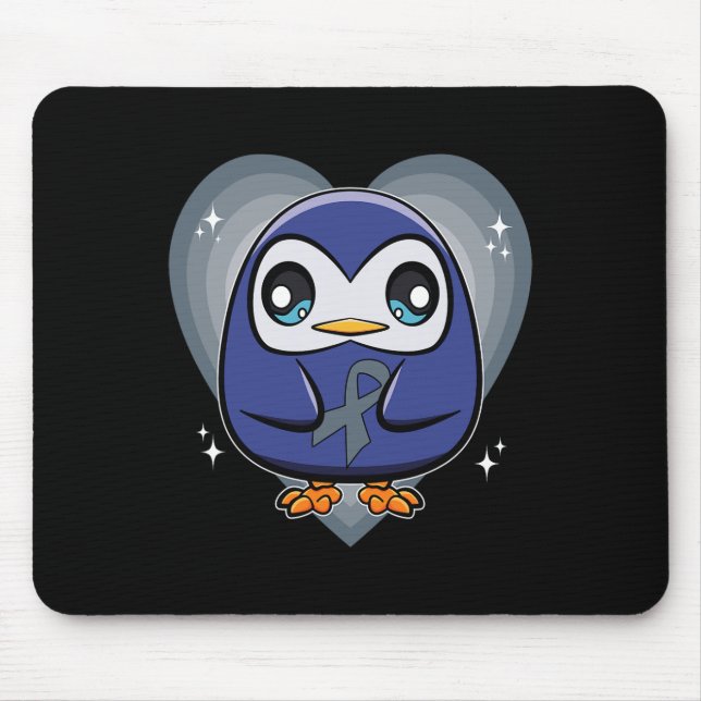 Penguin med Ribbon World Dyslexia Awareness Musmatta (Framsidan)