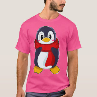 Penguin med Scarf 3 T Shirt