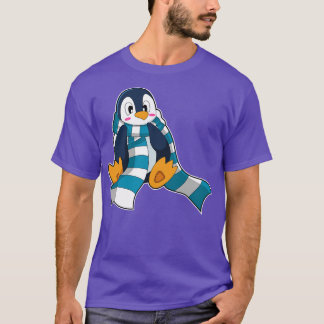 Penguin med Scarf T Shirt