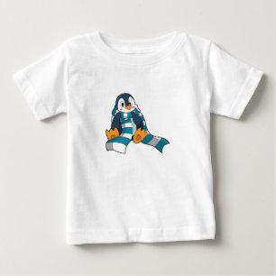 Penguin med Scarf T Shirt