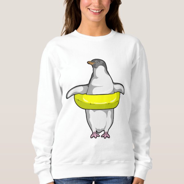 Penguin med Simma ring T Shirt (Framsida)