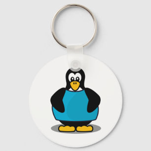 Penguin med skjorta nyckelring