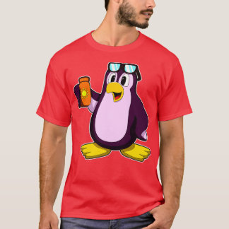 Penguin med Solkräm Solglasögon T Shirt