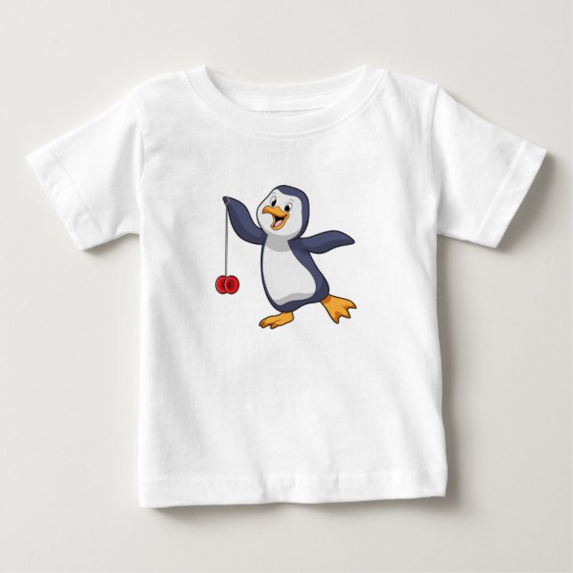 Penguin med Unga-Unga T Shirt (Framsida)