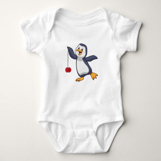 Penguin med Unga-Unga T Shirt (Framsida)