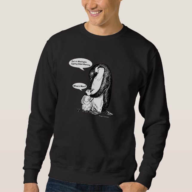 Penguin-medvetenhet Lång Ärmad Tröja (Framsida)
