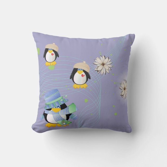 Penguin MoJo Pillows Kudde (Framsida)