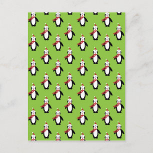 Penguin Mönster Helg Vykort