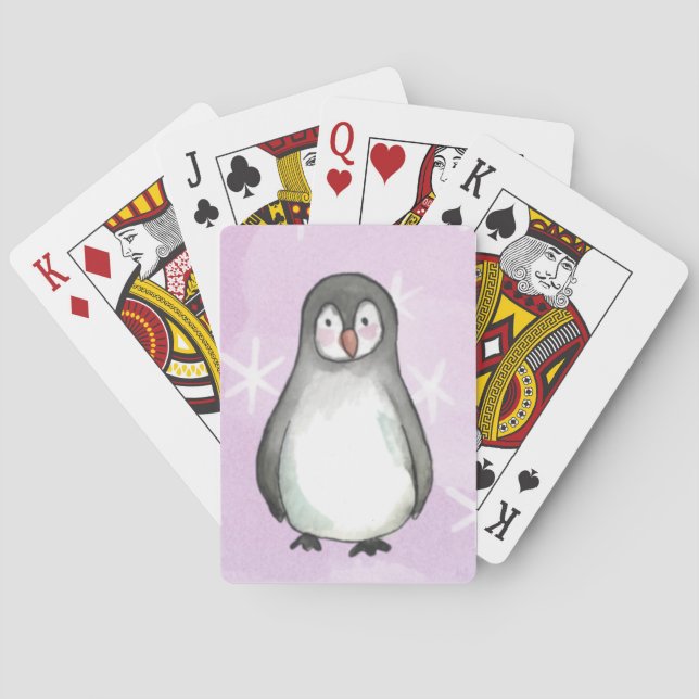 Penguin motif casinokort (Baksidan)