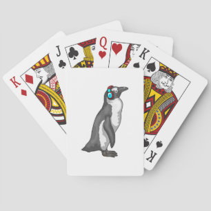 Penguin Music Headphone Casinokort
