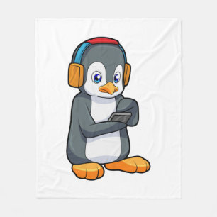 Penguin Music Headphone Fleecefilt
