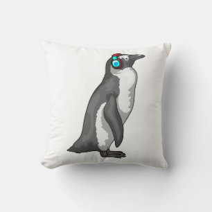 Penguin Music Headphone Kudde