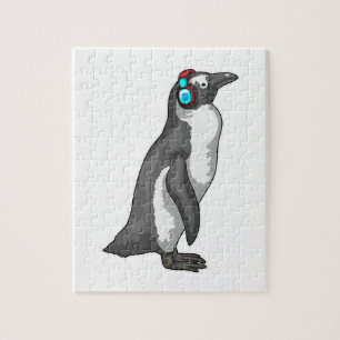 Penguin Music Headphone Pussel