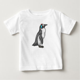 Penguin Music Headphone T Shirt