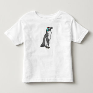 Penguin Music Headphone T Shirt