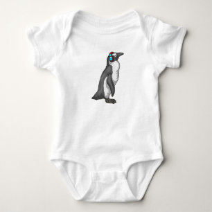 Penguin Music Headphone T Shirt