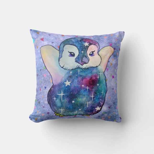 Penguin named Button Kudde (Framsida)