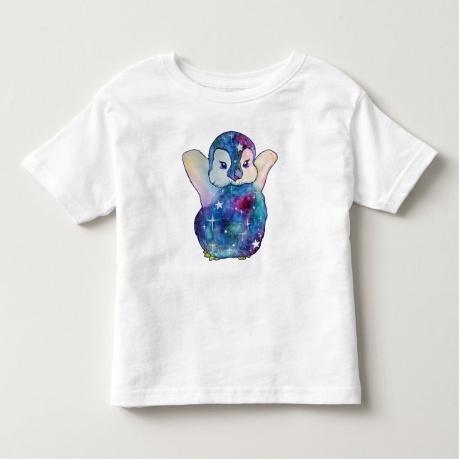 Penguin named Button T Shirt (Framsida)