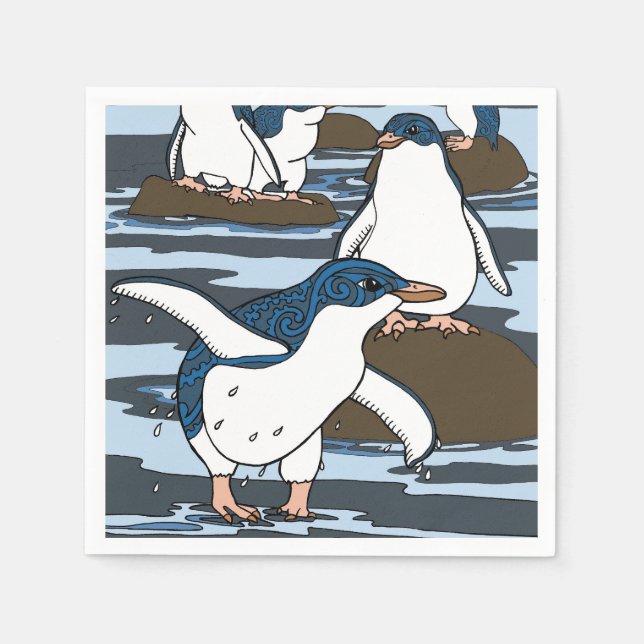 Penguin napkin pappersservett (Framsidan)