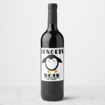 Penguin Noir Vin-etiketter