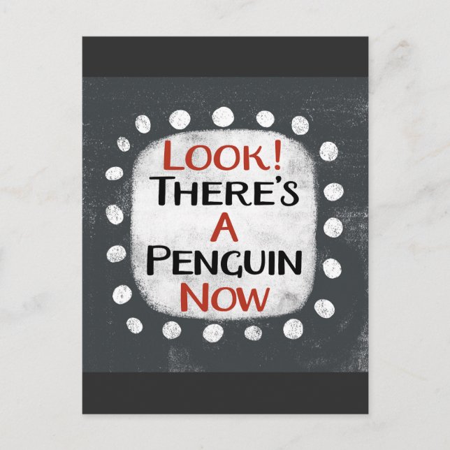 Penguin Now-vykort Vykort (Framsida)