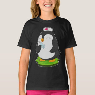 Penguin Nurse Syringe T Shirt