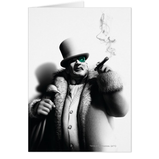 Penguin Nyckel Art Hälsningskort (Framsidan)