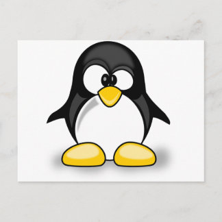 Penguin-objekt Vykort