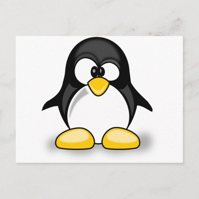 Penguin-objekt Vykort (Framsida)