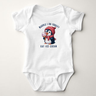 Penguin och Ice Cream T Shirt